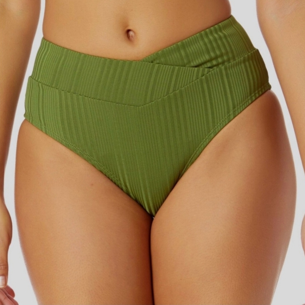 NWT Salt & Cove Juniors Ribbed V-Waist Bikini BOTTOM ONLY XL